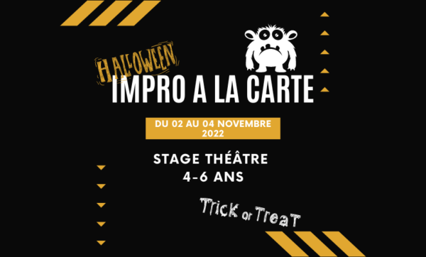 Stage 4-6 ans : Impro à la carte 3 demi-journées !