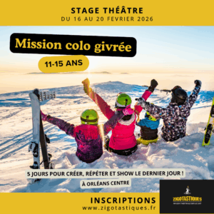 Stage 11-15 ans : Mission colo givrée !